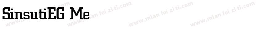 SinsutiEG Medium SJIS字体转换
